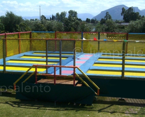 Trampolino modulare a 8 posti Jumpsalento