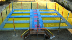 Trampolino modulare a 8 posti Jumpsalento